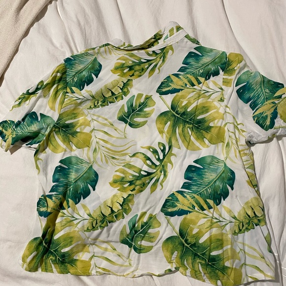 Gef Colombian brand palm leaf button up - Picture 2 of 2